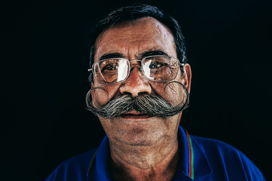 Vintage Mustache's: Portrait Series I Made For The Portuguese Mustache Association