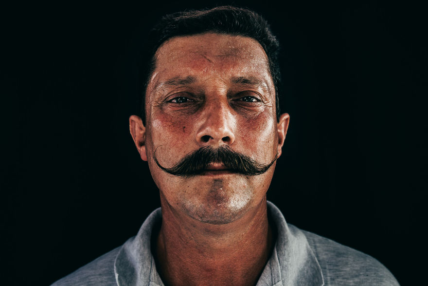 Vintage Mustache's: Portrait Series I Made For The Portuguese Mustache Association