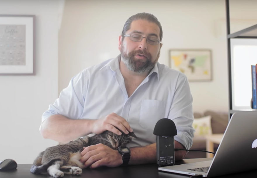 Shrimp, My Cat, Decided To Join While I Was Trying To Create An Educational Video Shrimp, My Cat, Decided To Join While I Was Trying To Create An Educational Video