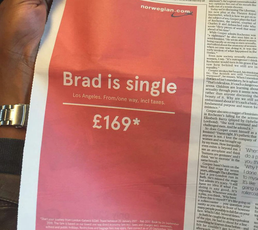 Brilliant Advertising Campaign By Norwegian Airlines