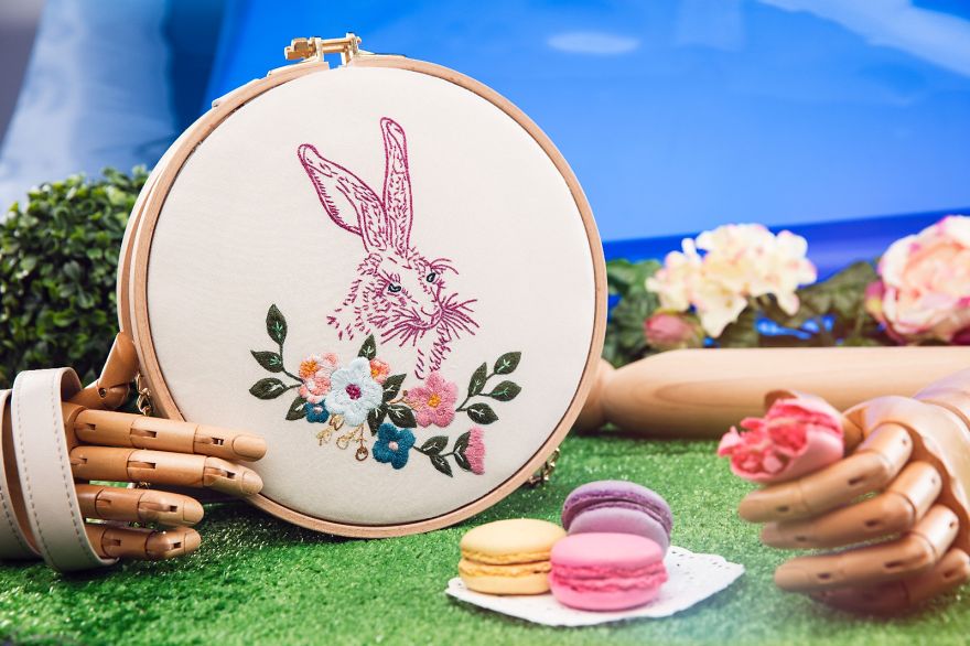 It's Not Your Regular Embroidery Hoop - It's A Bag!