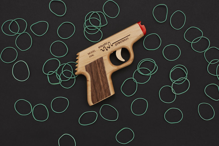 Declare Office Warfare With This Rubber Band Gun