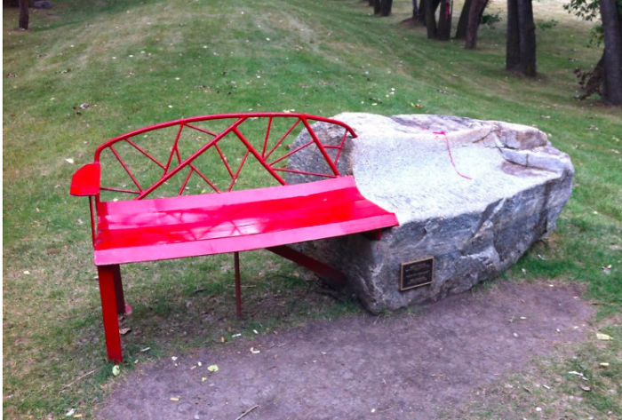 Red Rock Bench, Calgary Canada