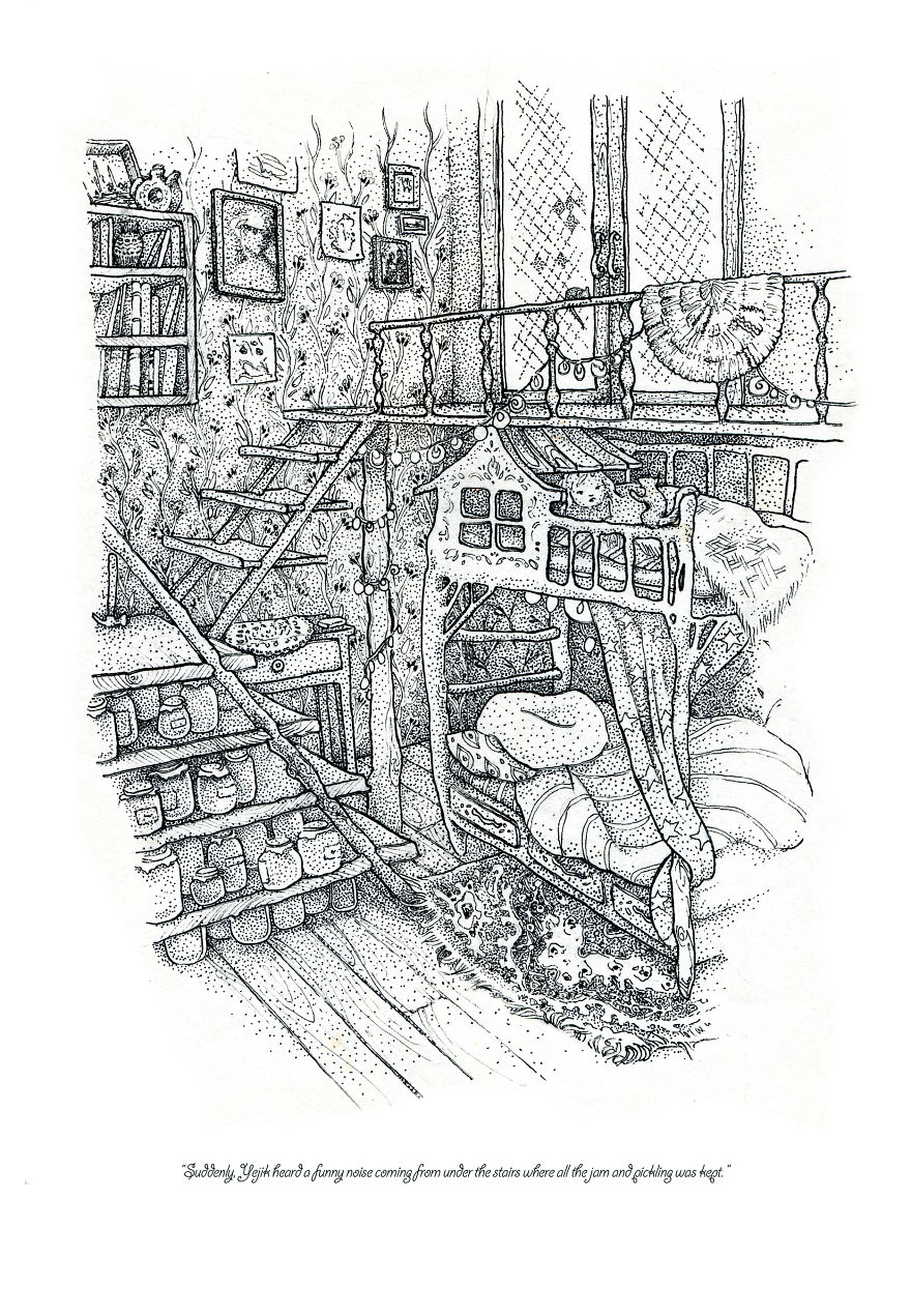 Pointillism Fables: The Magic Traveling Bunk Bed