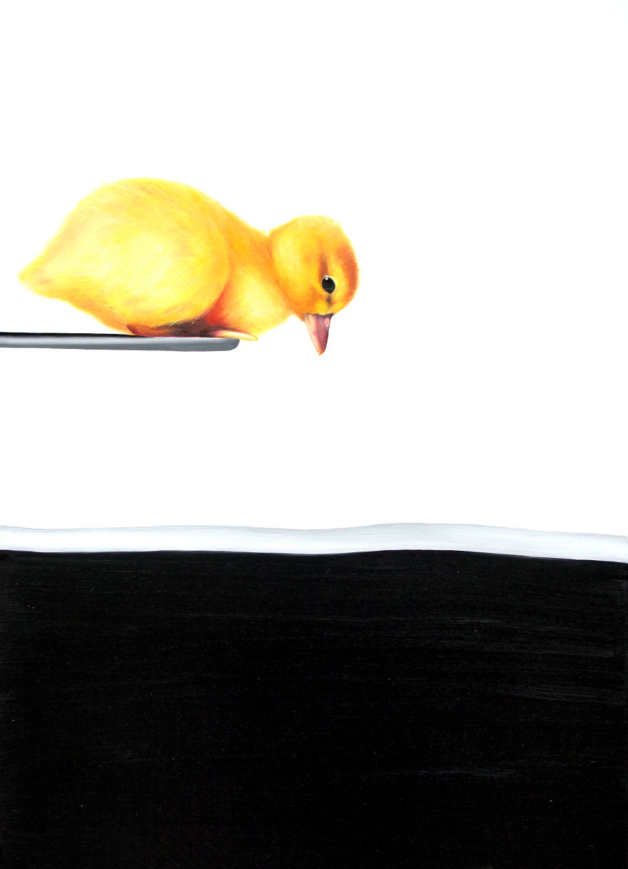 The Future Of Edward The Duck - Caught In Oil Paintings