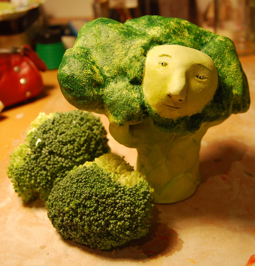 I Make Lovely Ceramic Veggie Creatures