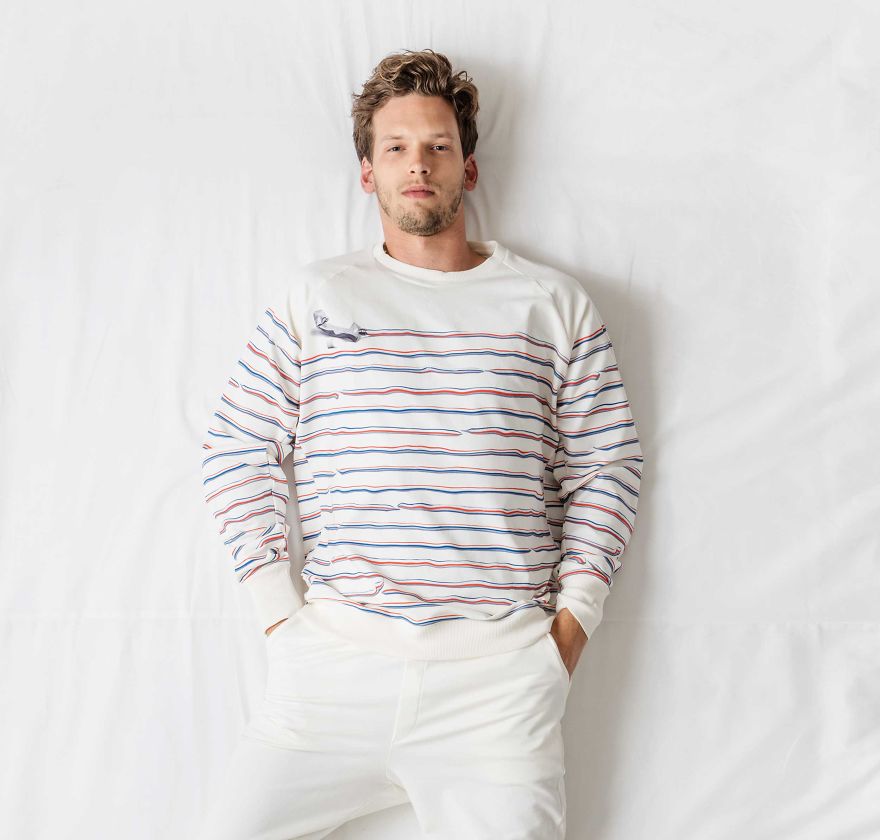 We Remade The Classic Striped Breton Sweater With Toothpaste