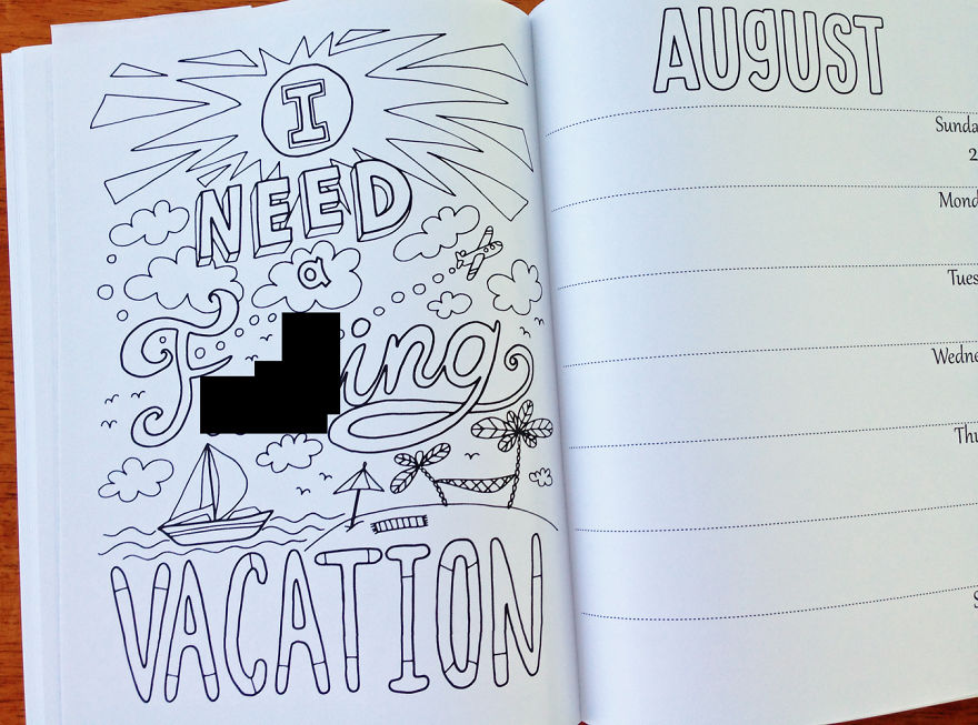 Shit I Need To Do Adult Coloring Book & Planner Adds Laughter To Your Busy Life