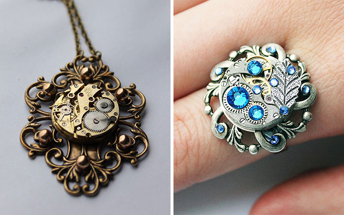 Steampunk Jewelry By This Russian Artist Will Take You Back To Victorian Era