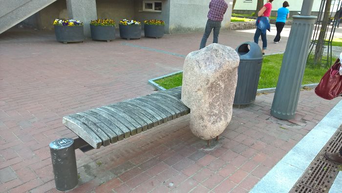 The Sitting Stone, Šiauliai, Lithuania