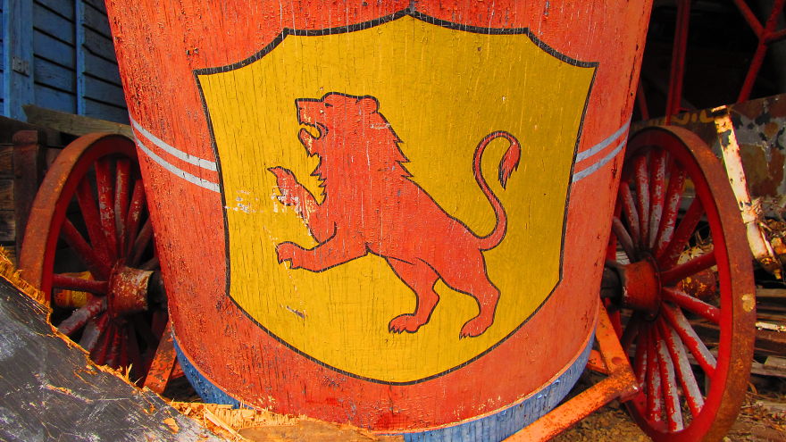 Walking In The Circus Wagon Graveyard