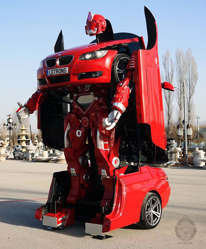 Turkish Engineers Just Made A Real-Life Driveable BMW Transformer (Video)