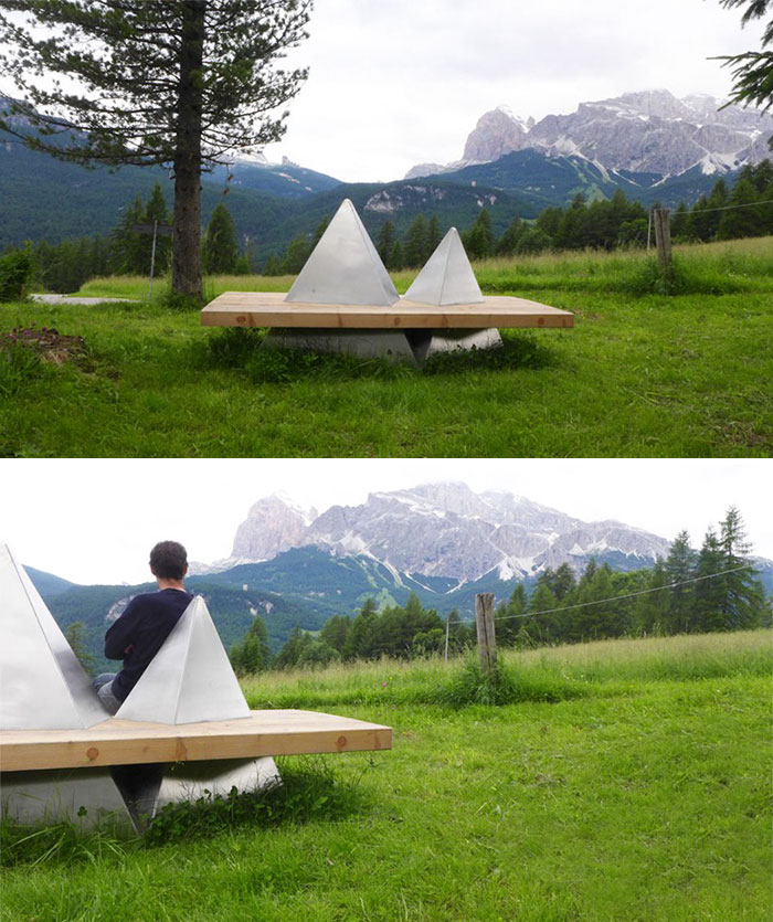 Mountain Inspired Benches
