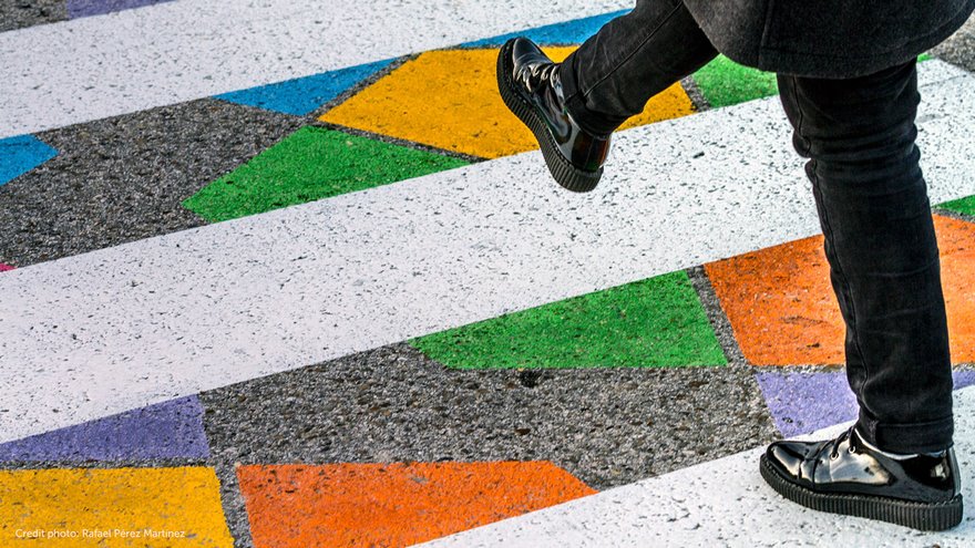 Madrid's Crosswalks Turned Into Colorful Works Of Art By Bulgarian Artist