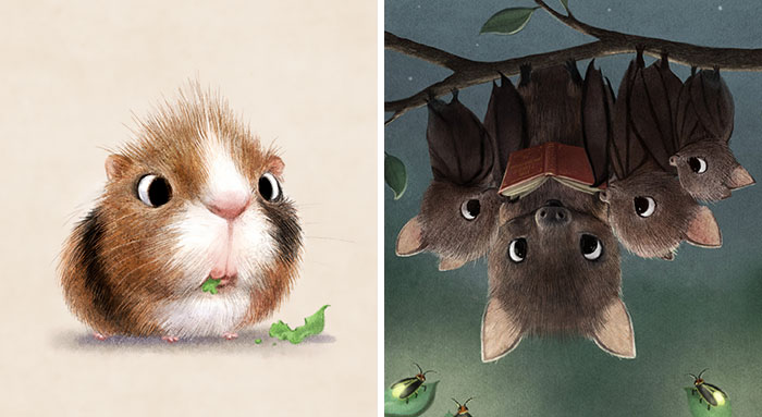 Incredibly Cute Animal Illustrations By Sydney Hanson Will Make You Smile