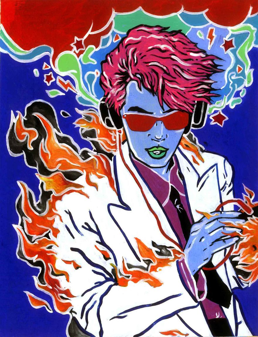 Andrew Kskarafia Pop Art Paintings