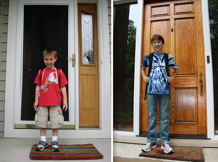 First Day And Last Day Of Elementary School
