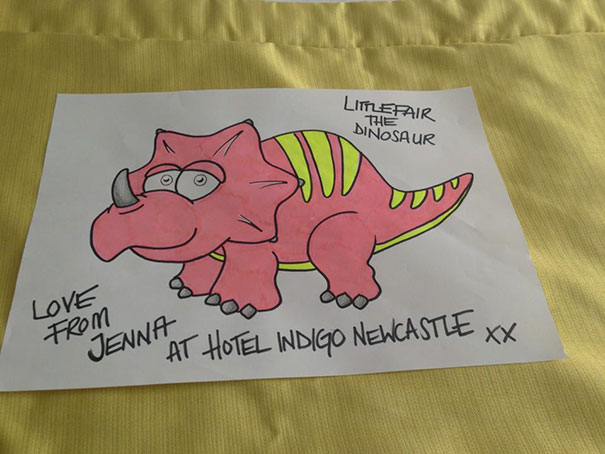 I Put 'I'd Like A Drawing Of A Dinosaur Please' In The Special Requests Box