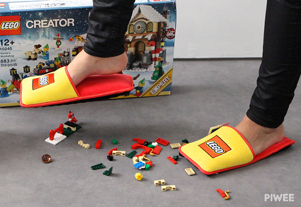 Someone Actually Made Anti-Lego Slippers