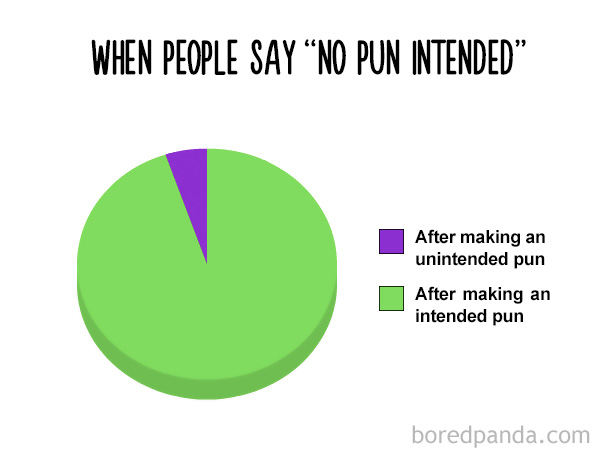 When People Say "no Pun Intended"