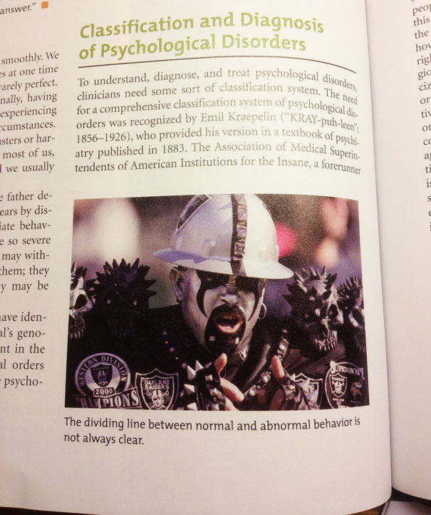 I Found This In My Psych Textbook. Thought Some AFC West Fans Would Enjoy This