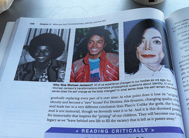 The Chapter In My Philosophy Textbook About Michael Jackson