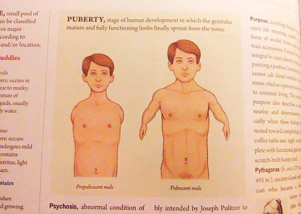 I Don't Think That's Quite How Puberty Works