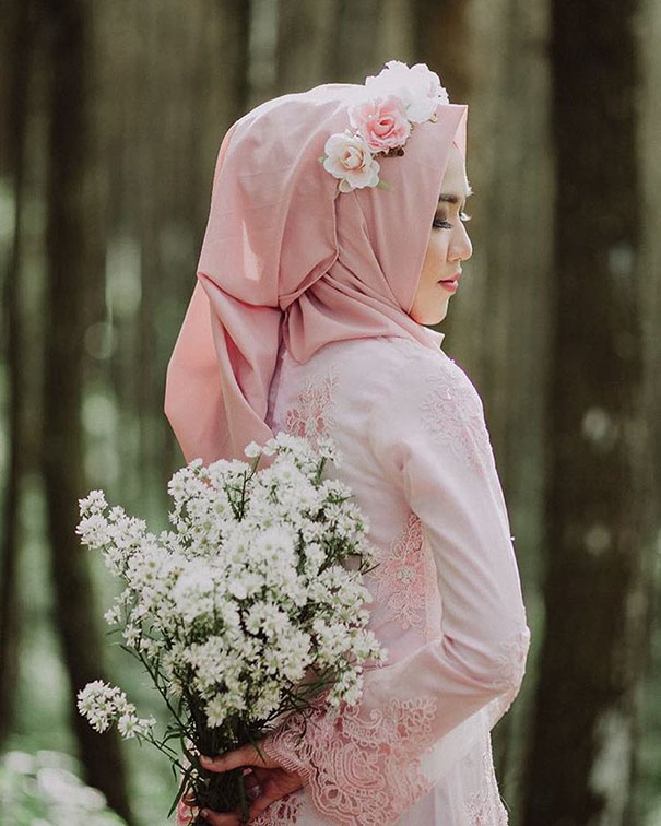 Muslim wedding niqab