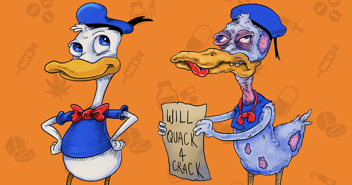 Disney Characters Doing Drugs