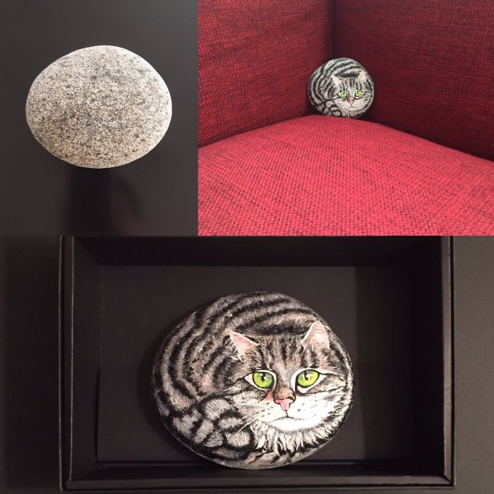 Turn A Normal Tea Box And Stone As Magical Art