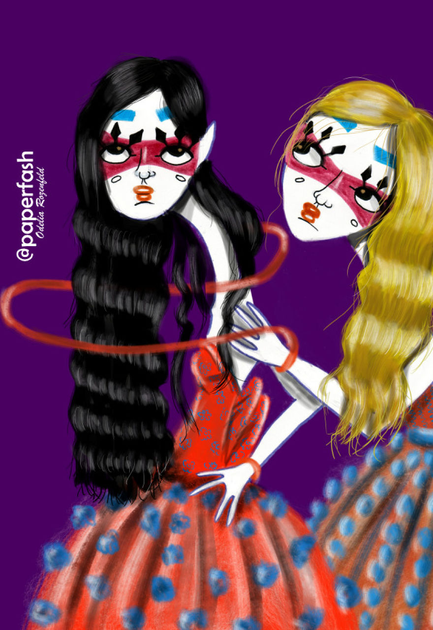 I Draw Interesting Fashion Illustrations- Part 1