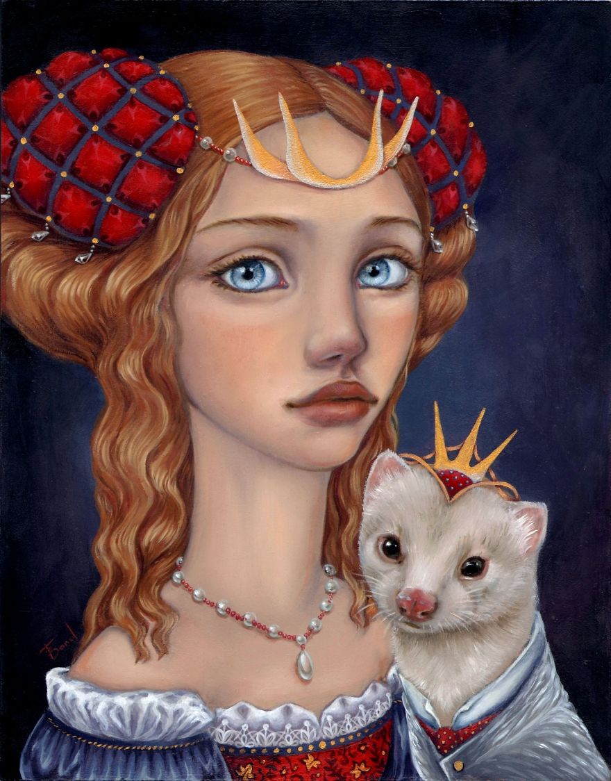 Lady With A Ferret