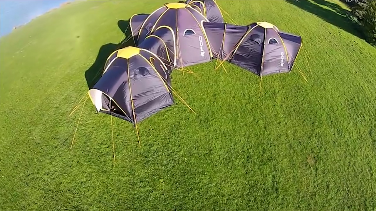 'Linking Tents' That Let You Connect You With Your Camping Buddies