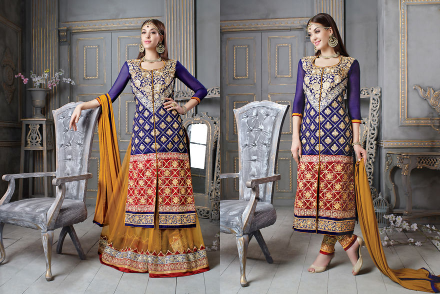 Salwar Kameez -the Most Popular Dress Of Pan- Asia, With A Surat Zing