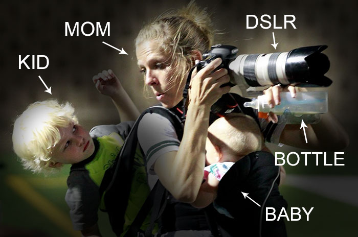 This Viral Photo Of Multitasking Mom Sums Up Motherhood In One Pic