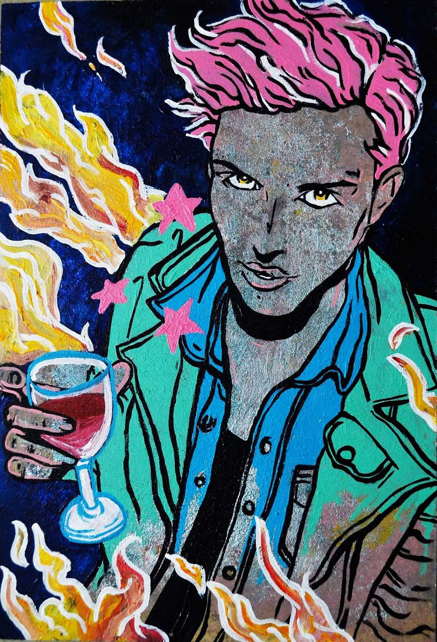 Andrew Kskarafia Pop Art Paintings