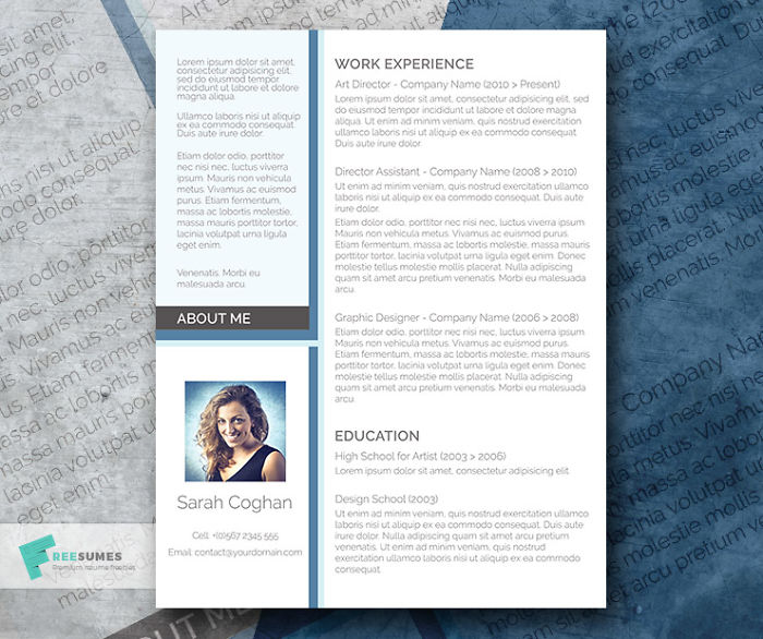 10 Eye Catching Free Resume Templates To Grab An Employer’s Attention 10 Eye Catching Free Resume Templates To Grab An Employer’s Attention