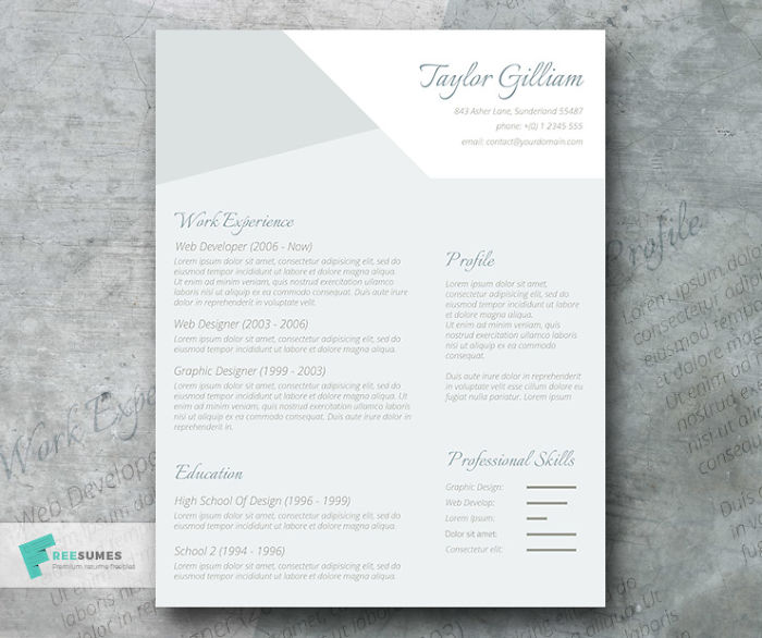 10 Eye Catching Free Resume Templates To Grab An Employer’s Attention 10 Eye Catching Free Resume Templates To Grab An Employer’s Attention