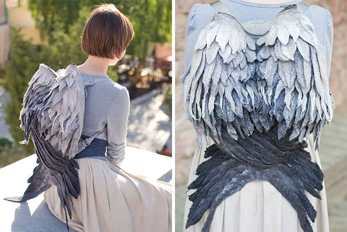 We Felted A Backpack That Gives You Wings