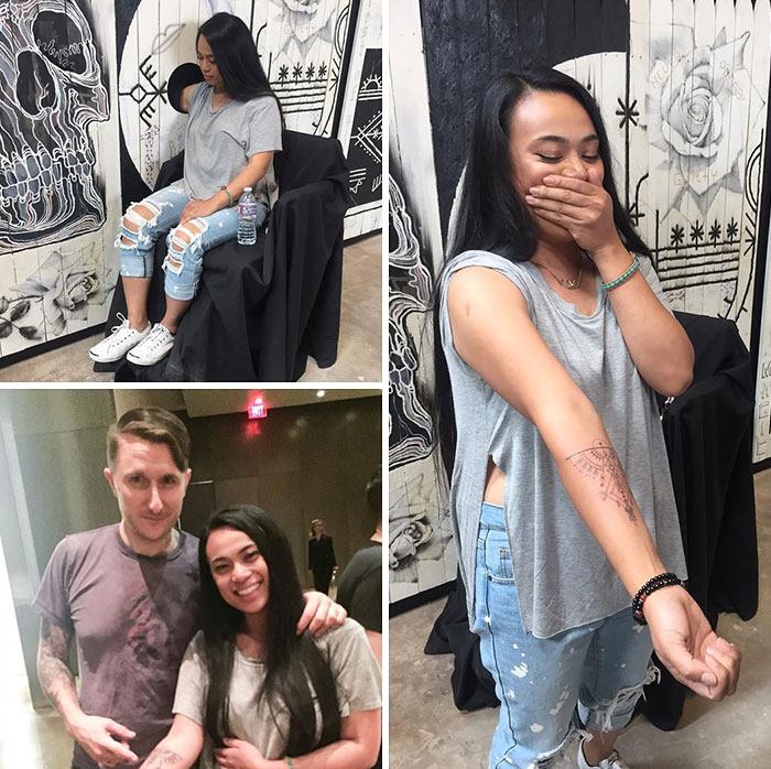 Famous Tattoo Artist Offers To Ink People For FREE If They Agree To Put Their Arms In A Hole For A Surprise