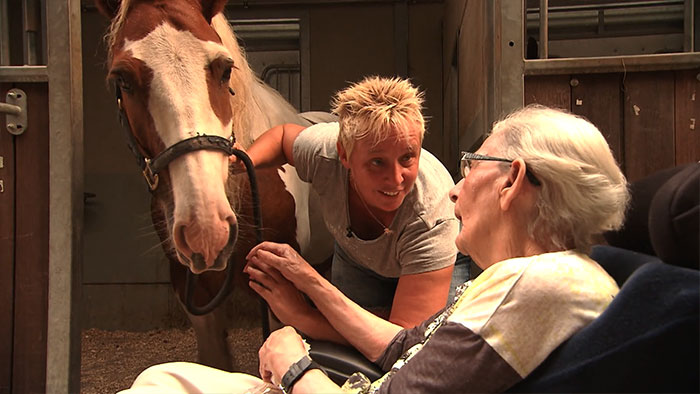 Dying 87-Year-Old Woman Fulfills Her Last Wish To Ride A Horse One Last Time