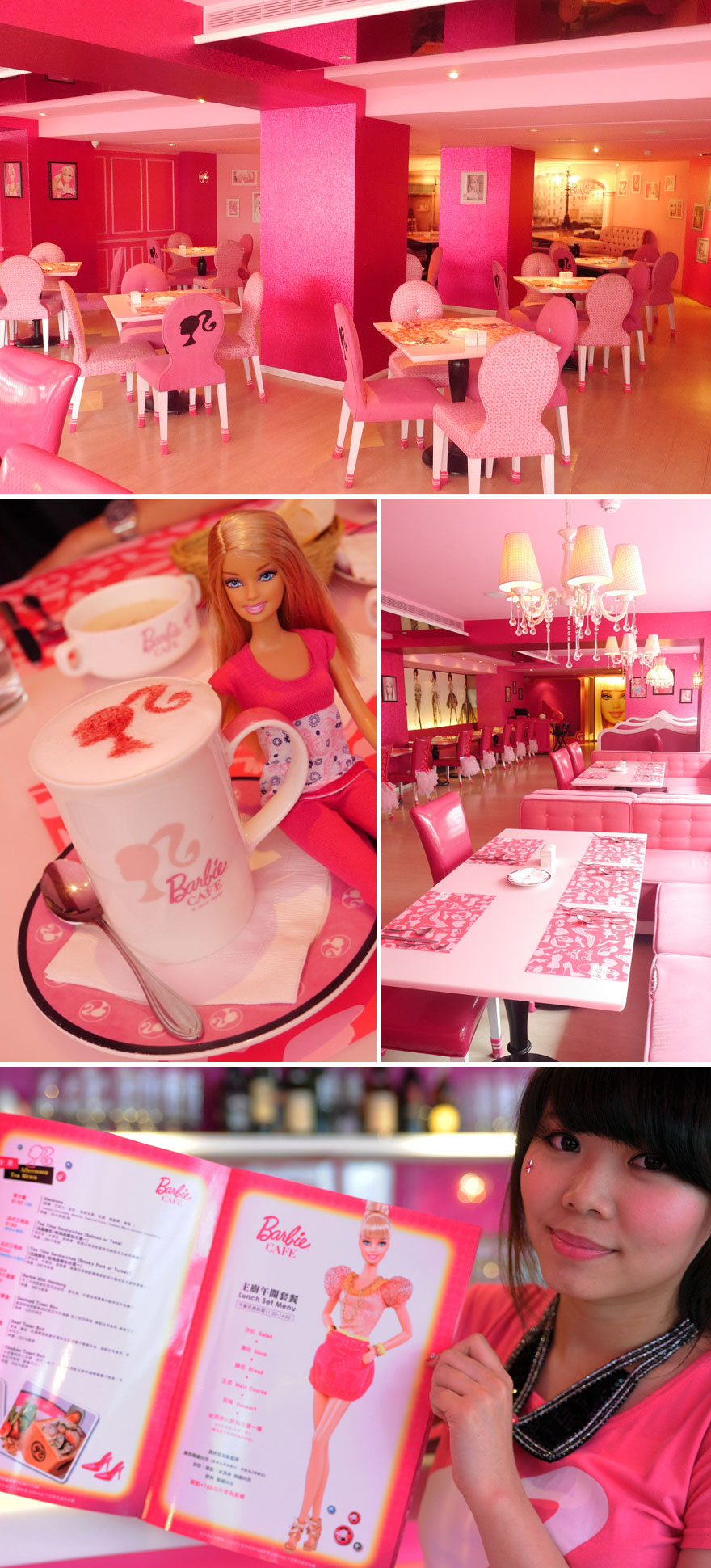 Barbie Cafe In Taipei, Taiwan