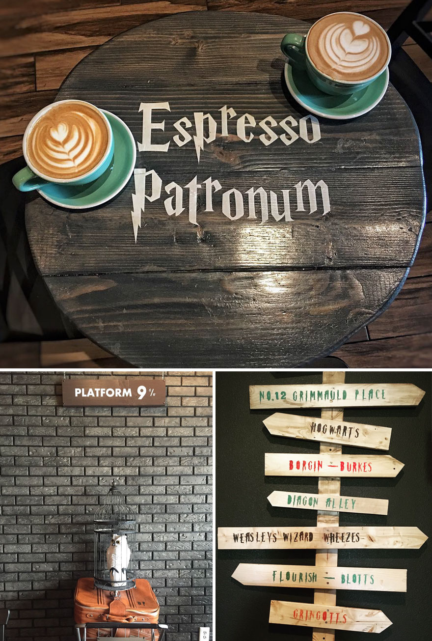 Serious Coffee, With A Hint Of Magic In Harry Potter Themed Cafe In Toronto, Canada