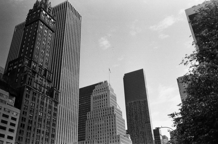 An Analog View Of New York And Los Ageles