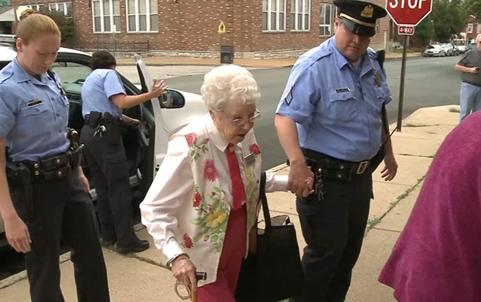 102-Year-Old Woman Gets Arrested, Checks ‘Getting Arrested’ Off Bucket List