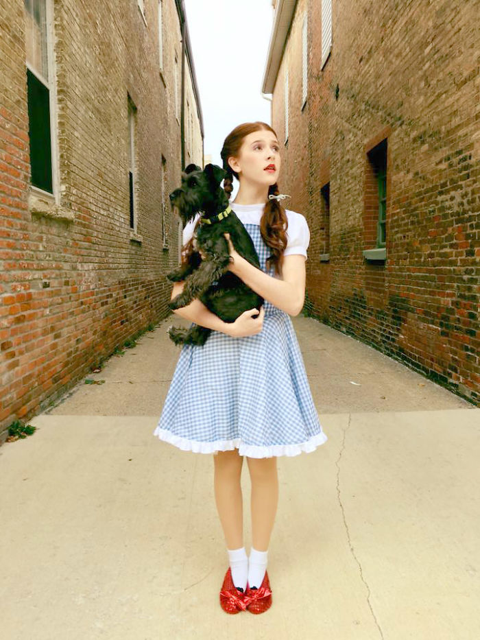 Sophie And Duke As "dorothy And Toto"