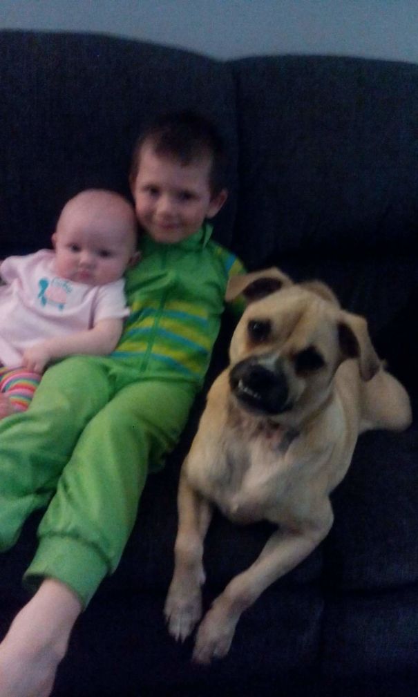 My Two Out Of Three Kiddos N Mr Jugger Aka Pig Jumps In