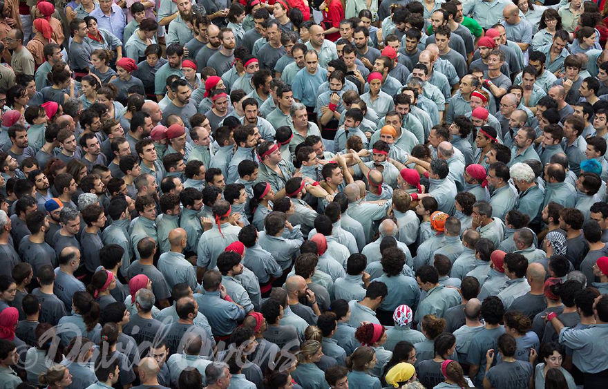 I Photographed Incredible Human Towers In Spain