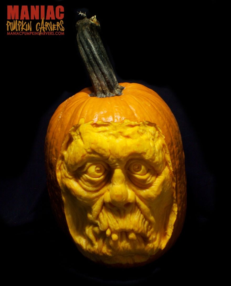 Maniac Pumpkin Carvers Introduce Halloween (partly Star Wars Themed).