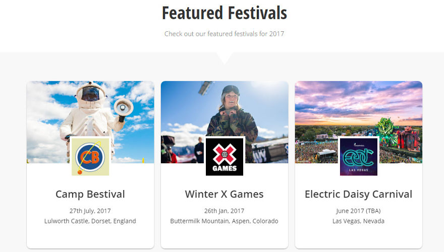 My Boyfriend Created This Amazing Festival Search Engine